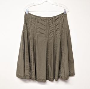 Cabi midi skirt olive green
